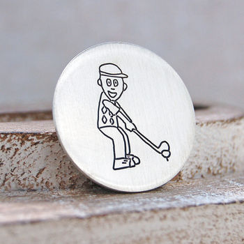 Silver Personalised Golf Ball Marker, 5 of 7