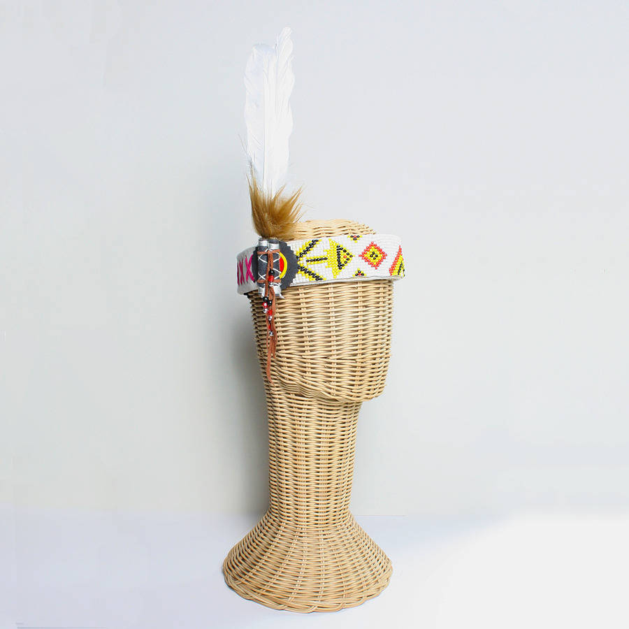 Image of Great Plains Squaw Feather Headdress