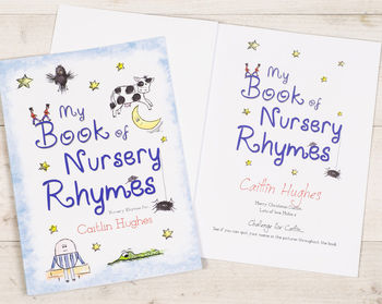 Personalised Book Of Nursery Rhymes, 2 of 11