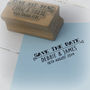 Save The Date Personalised Stamp, thumbnail 2 of 3