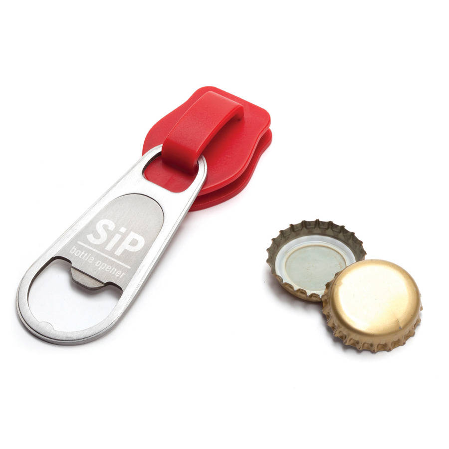 Sip Zip Bottle Opener Red By Luckies