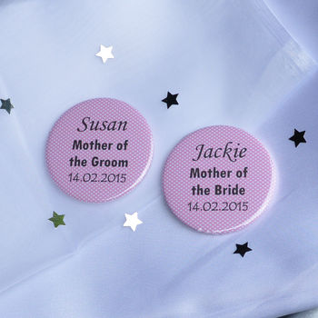 Personalised 'Wedding' Party Mirrors, 3 of 5