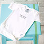 Personalised Baby Thoughts Cotton Babygrow, thumbnail 2 of 11
