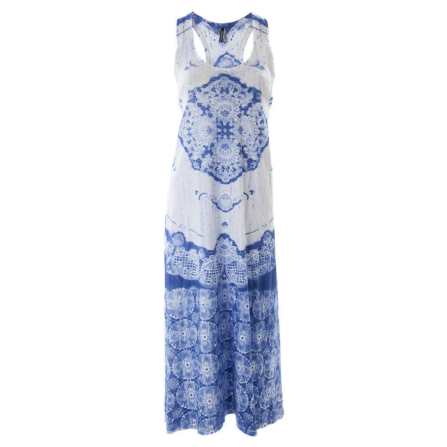 lace print cotton maxi dress two colours by charlotte's web jewellery ...