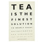 Tea Eye Test Linen Tea Towel, thumbnail 2 of 3