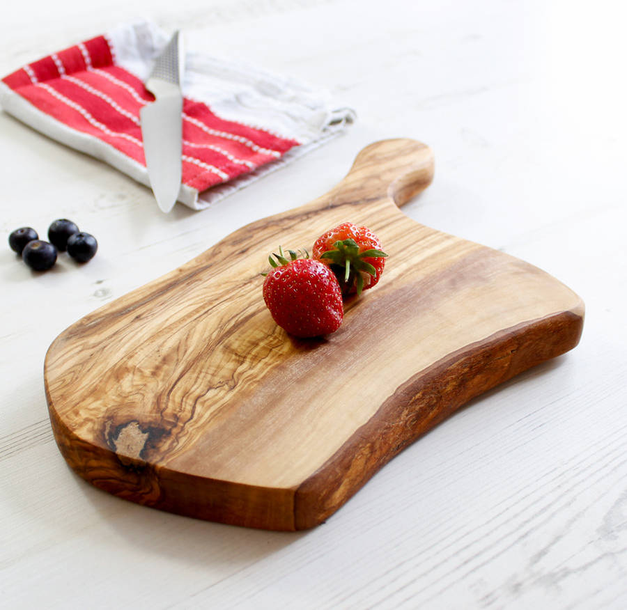 Olive Wood Cheese Chopping Board By The Rustic Dish 