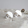 Umbrella Earring Studs In Sterling Silver, thumbnail 1 of 4