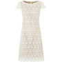 Lace Evening Scalloped Neck Dress, thumbnail 3 of 4