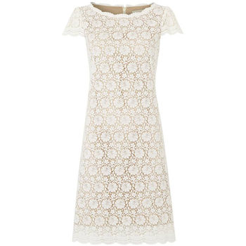 Lace Evening Scalloped Neck Dress, 3 of 4