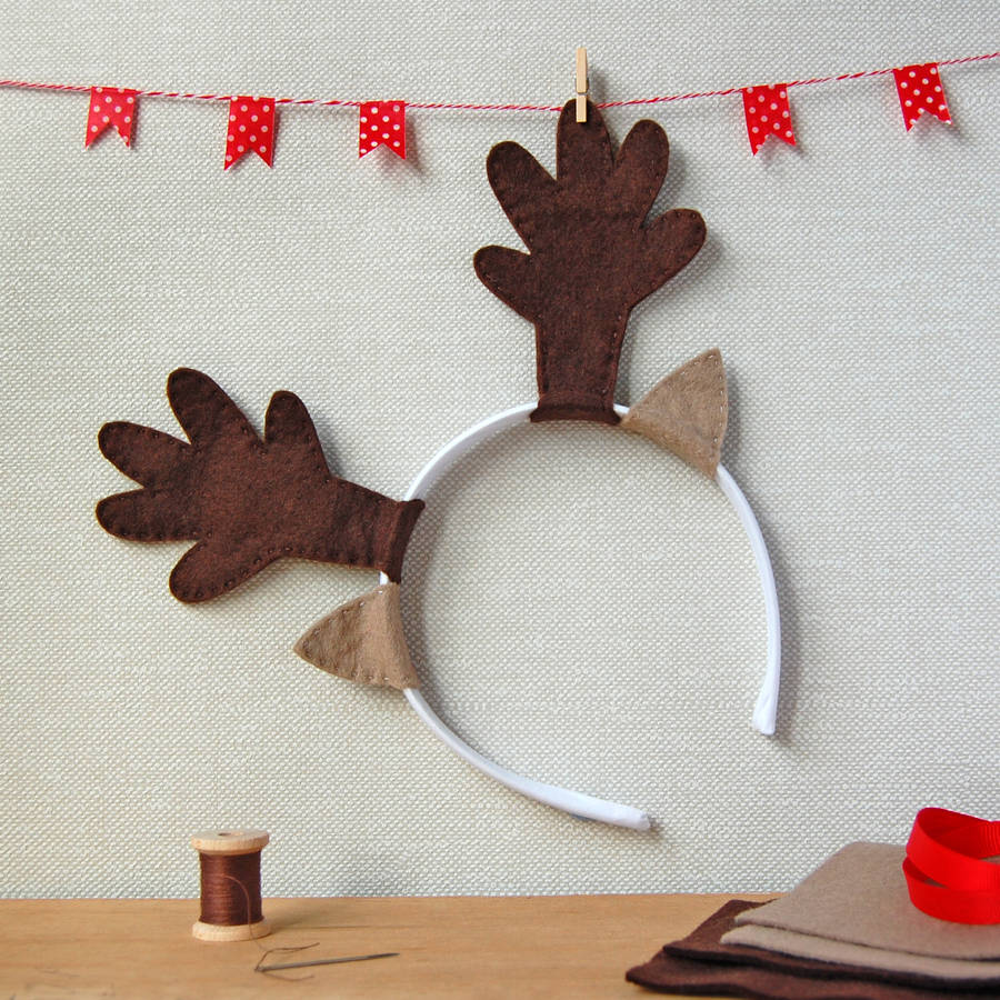 how to make a reindeer antlers