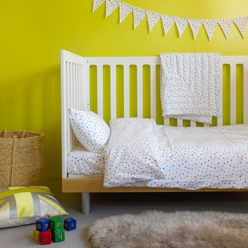 Multicolour Star Toddler Cot Bed Duvet Set, 2 of 4