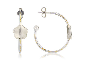 Personalised Silver Hoop Earrings With Charms, 8 of 12