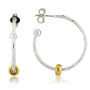 Personalised Silver Hoop Earrings With Charms, thumbnail 9 of 12