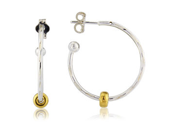Personalised Silver Hoop Earrings With Charms, 9 of 12