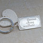 Silver Personalised Dad Key Ring, thumbnail 1 of 6