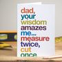 Funny Card For Diy Mad Dad, thumbnail 1 of 3