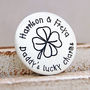 Lucky Charms Silver Golf Ball Marker, thumbnail 1 of 4