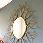 Large Golden Twig Mirror, thumbnail 4 of 5
