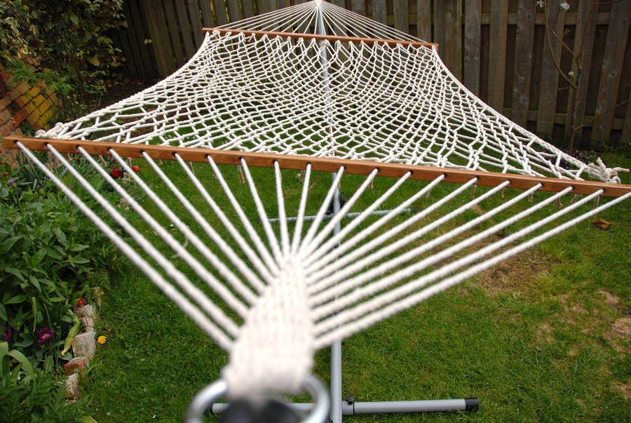 Corda Double Rope Hammock With Spreader Bars By Emilyhannah Ltd