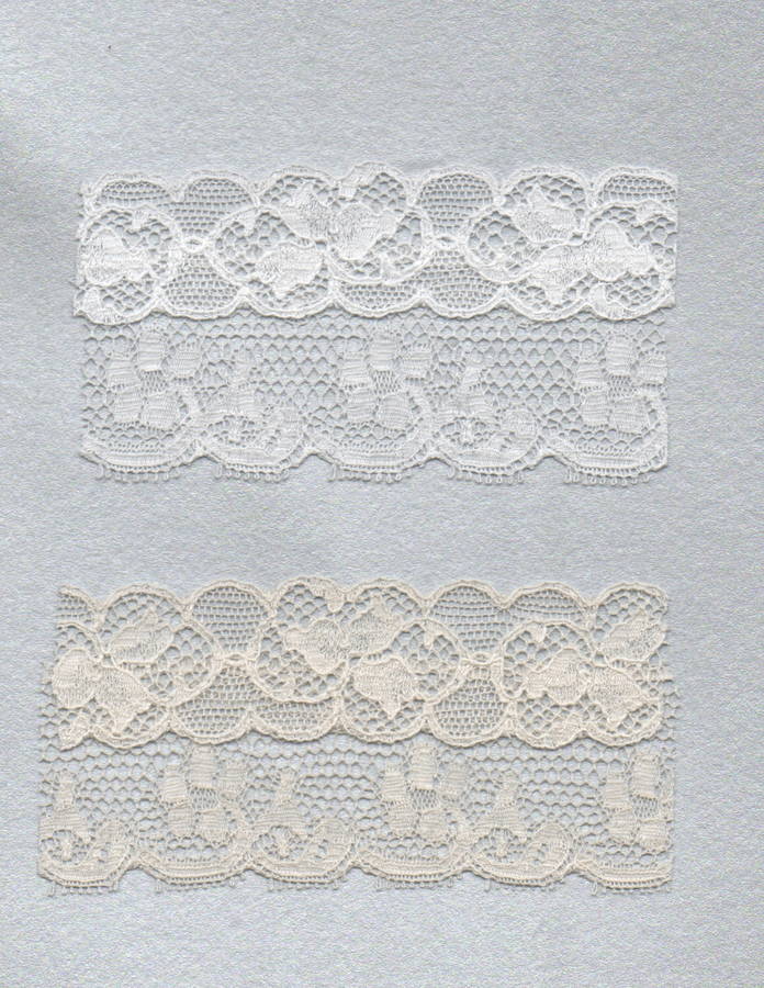 Tianna Vintage Lace Something Blue Wedding Garter By Little Love