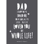 Father's Day 'Dad I've Loved You..' Print, thumbnail 3 of 4