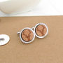 Wooden Stag Head Cufflinks, thumbnail 1 of 3