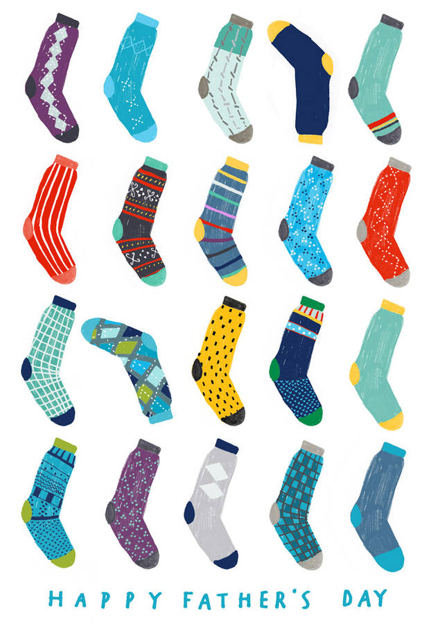 Father's Day Sock Card By Hanna Melin