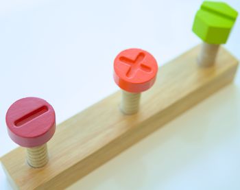Bright Wooden Screw Style Hook, 5 of 7