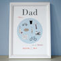 Personalised Dad, Daddy Or Grandpa 'Likes' Print, thumbnail 3 of 6