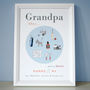 Personalised Dad, Daddy Or Grandpa 'Likes' Print, thumbnail 4 of 6