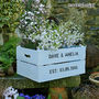 Personalised Pearl Wedding Anniversary Crate, thumbnail 1 of 7