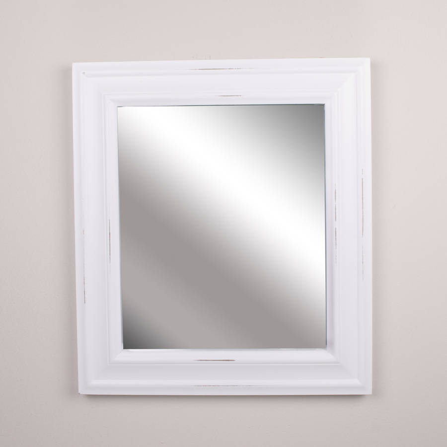 antique white nautical wall mirror by dibor