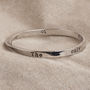 Message Bangle The Only Way To Have… Silver Plated, thumbnail 2 of 6