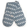 Isabella Blue Double Oven Gloves, thumbnail 4 of 5