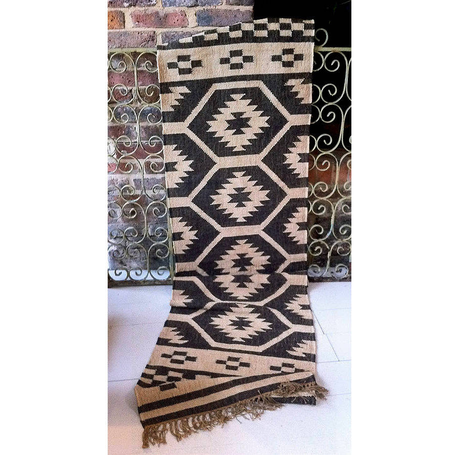 Hand Loomed Wool And Jute Rug By Hunter Jones Vintage ...