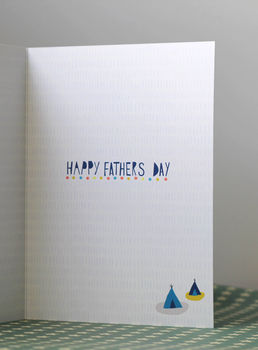 Daddy Bear Fathers Day Card In Blue, 3 of 5