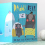 Daddy Bear Fathers Day Card In Blue, thumbnail 4 of 5