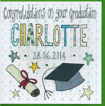 Personalised Graduation Card, 2 of 2