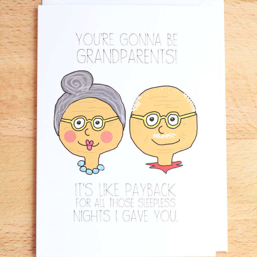 'you're gonna be grandparents' card by indieberries ...