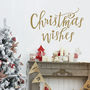 Christmas Wishes Wall Sticker, thumbnail 1 of 4