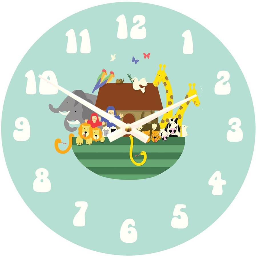 Noah's Ark Clock By CuteClocks