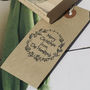 'Merry Christmas From' Wreath Personalised Stamp, thumbnail 3 of 3