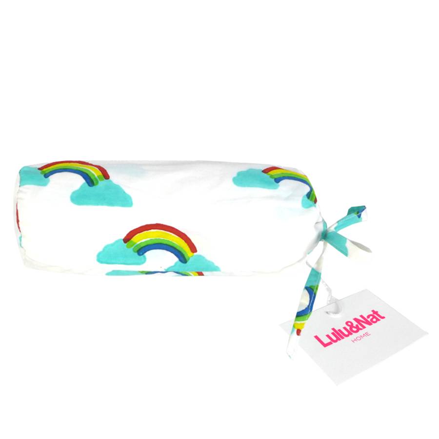 rainbow cot bed fitted sheet by lulu and nat