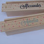 Personalised Print Wooden Pencil Case, thumbnail 7 of 9