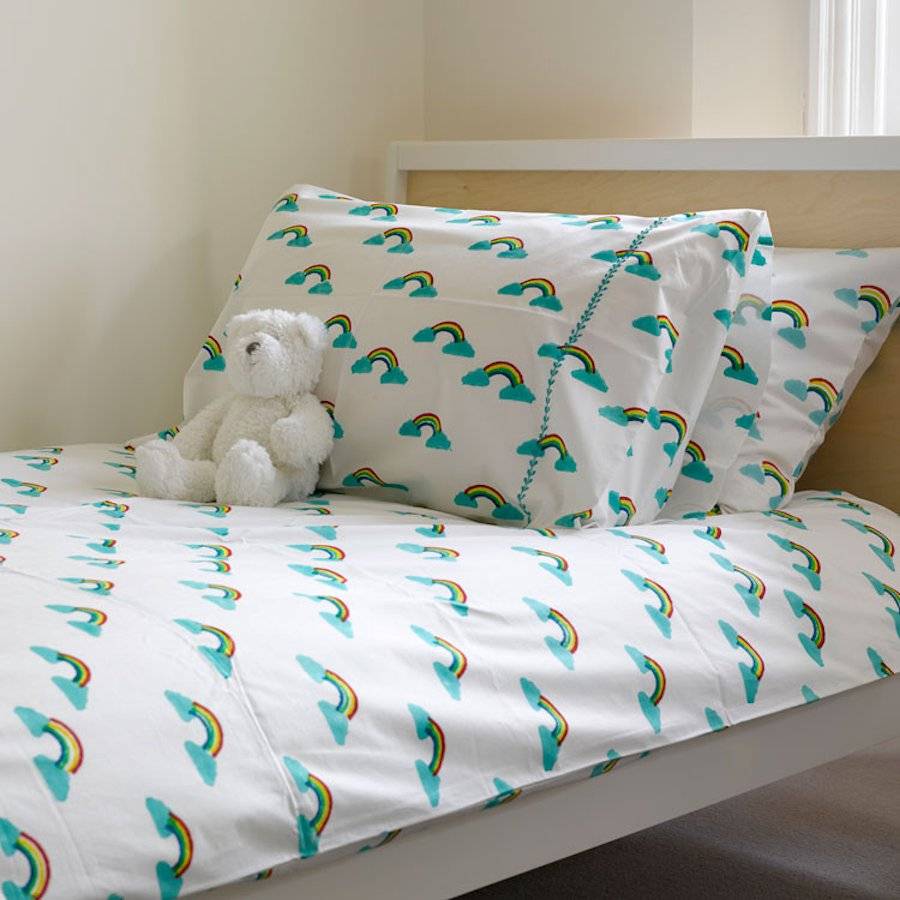 Rainbow Single Duvet Cover By Lulu And Nat Notonthehighstreet Com