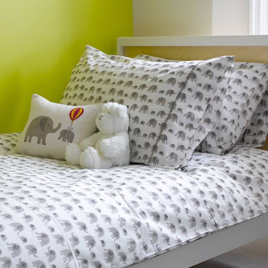 grey elephant duvet cover