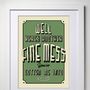 Another Fine Mess Movie Quote Print, thumbnail 2 of 8