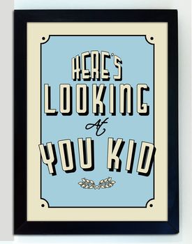 Here's Looking At You Art Print In Any Colour, 2 of 7