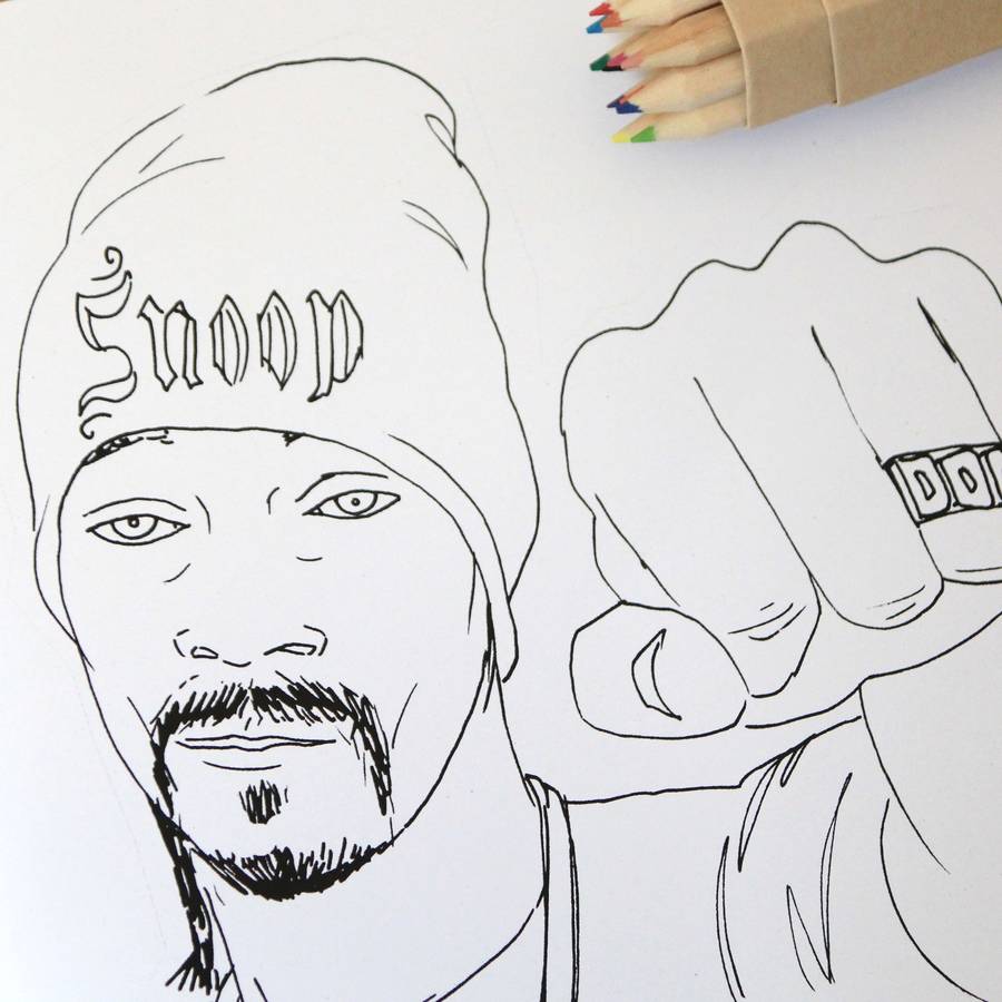 Hip Hop Colouring Book By Colour Me Good By Berylune 