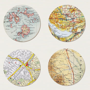 Nine Map Location Circles Print, 6 of 7